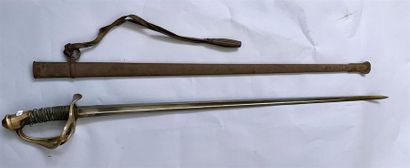 Sabre troupe de cavalerie légère modèle 1882....