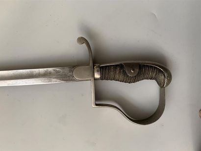 Sabre de cavalerie allemand monture maillechort,...