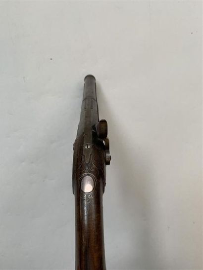 Pistolet issu d'un à silex modifié d'origine...