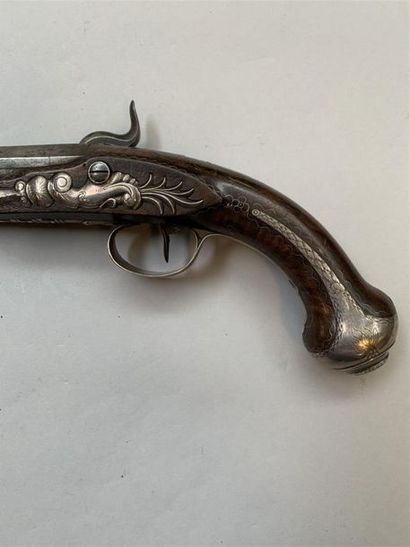 Pistolet issu d'un à silex modifié d'origine...