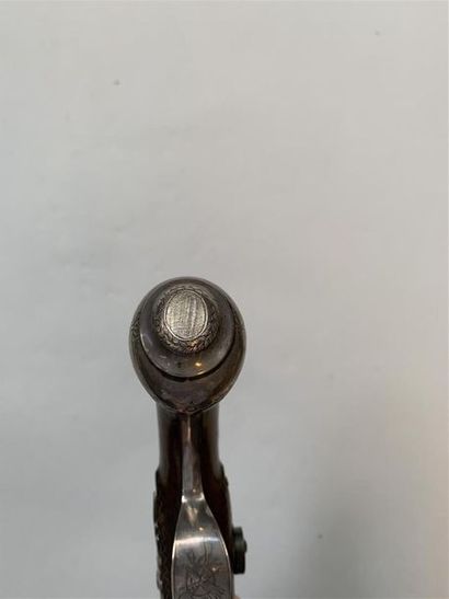 Pistolet issu d'un à silex modifié d'origine...