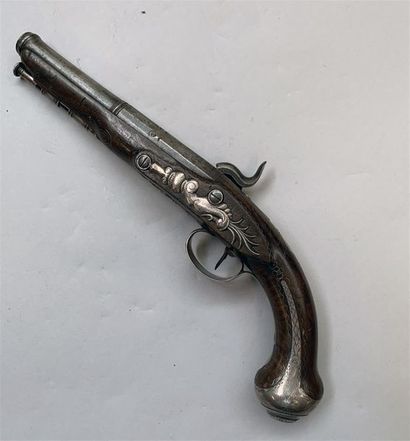 Pistolet issu d'un à silex modifié d'origine...