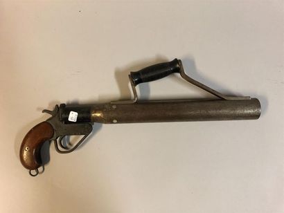 Gros pistolet basculant mono coup lance amarre...