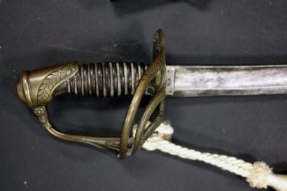 Sabre 1822 de facture civile pour officier,...