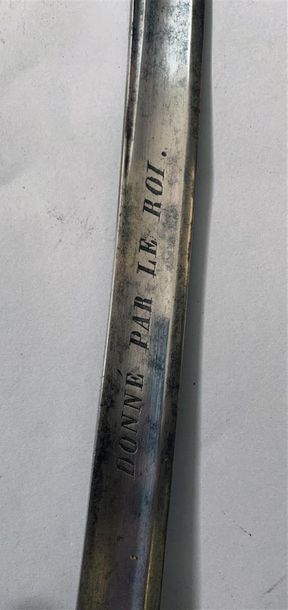 Joli sabre modèle 1821 d'Officier d'Infanterie....