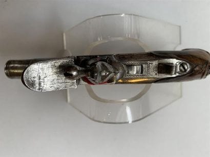 Très joli pistolet de gousset à silex mi...