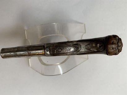 Très joli pistolet de gousset à silex mi...