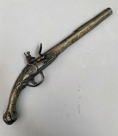 Pistolet à silex dans le goût de l'Orient,...
