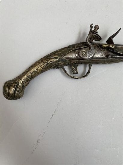 Pistolet à silex dans le goût de l'Orient,...