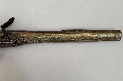 Pistolet à silex dans le goût de l'Orient,...