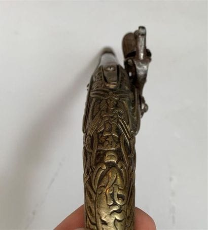 Pistolet à silex dans le goût de l'Orient,...