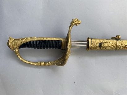 Sabre d'officier de marine française modèle...