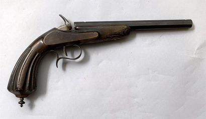Pistolet système Flobert canon octogonal...