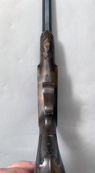 Pistolet système Flobert canon octogonal...