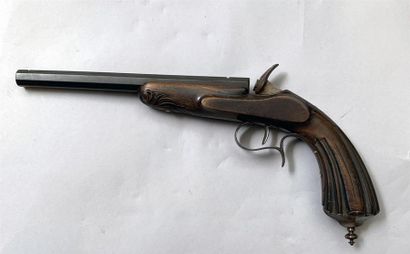 Pistolet système Flobert canon octogonal...