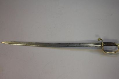 XX et XXX Paire de sabres modèle 1845 d'adjudant...