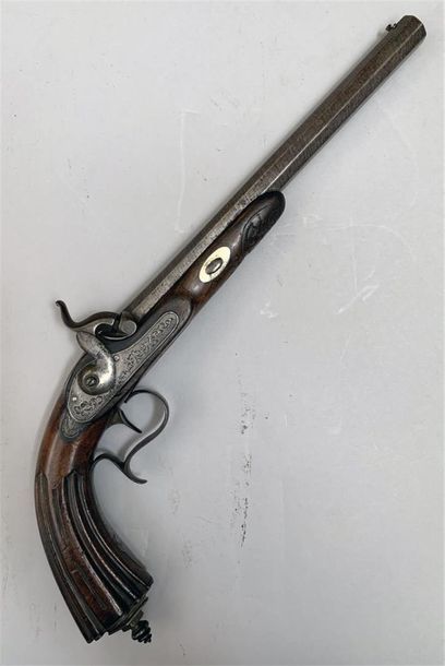 Pistolet de tir à percussion et platine à...