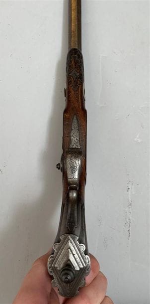 Pistolet de tir à percussion et platine à...