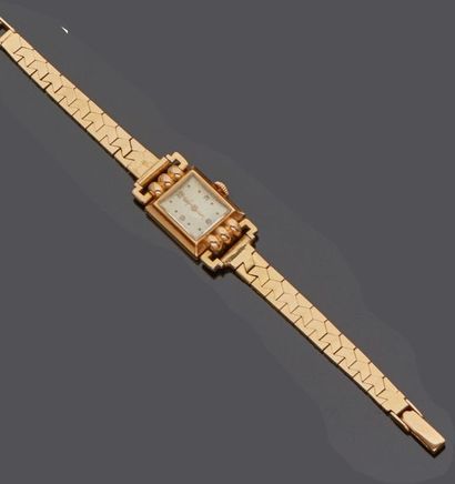 OMEGA

18 k (750 thousandths) yellow gold...