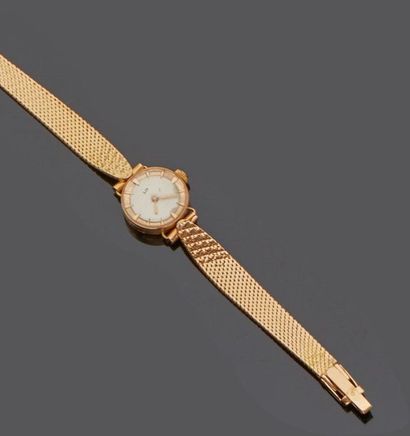 LIP lady's watch in gold

18 k (750 thousandths)...