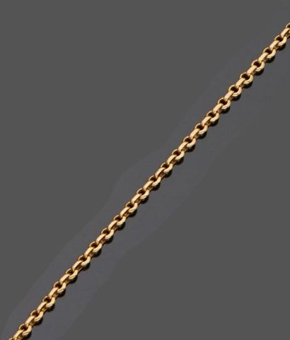 18 k (750 thousandths) yellow gold chain...