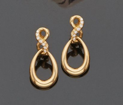 MELLERIO

Pair of 18 k (750 thousandths)...