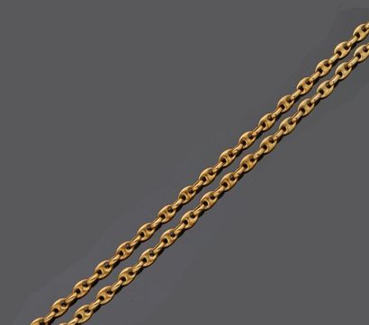 Necklace in 18 k (750 thousandths) yellow...