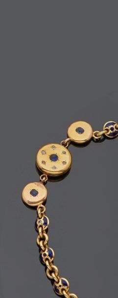 18 k (750 thousandths) yellow gold necklace...