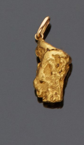 18 k (750 thousandths) yellow gold pendant...