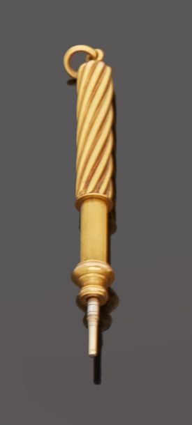 18 k (750 thousandths) yellow gold mechanical...