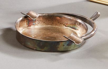 HERMES - Paris

Round silver ashtray with...