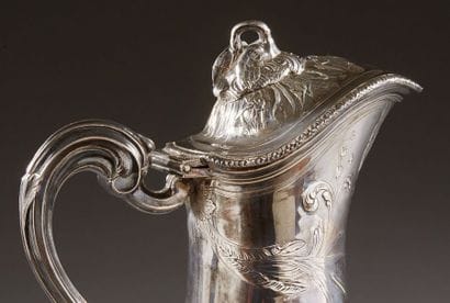 PARIS 1784

Ewer and its silver basin, engraved...