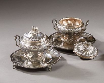 PARIS 1778 - 1779

Pair of sugar shafts and...