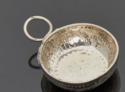 Silver wine cup with repoussé decoration...