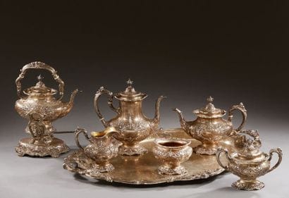 REED & BARTON

Important Louis XV style silver...