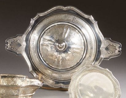 CHRISTOFLE

Large silver covered vegetable...