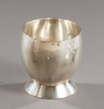 Jean E. PUIFORCAT

Small silver timpani engraved...