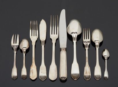CHRISTOFLE goldsmith

Large silver cutlery...