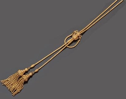 Neglected necklace in 18 k (750 thousandths)...