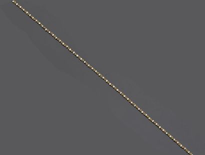 18 k (750 thousandths) yellow gold chain...