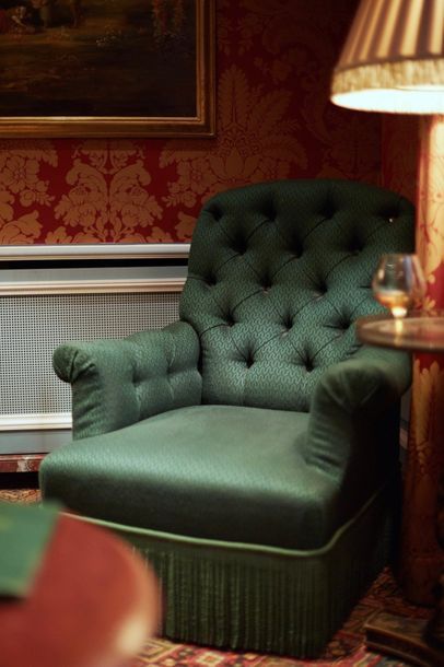 Paire de fauteuils confortables de style...