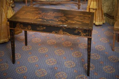 Table de milieu pouvant former console en...