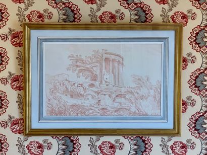 Deux dessins à la sanguine d'après FRAGONARD...