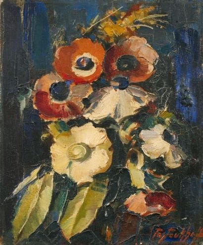 Boris PASTOUKHOFF (1894-1974)
Bouquet d'anémones...