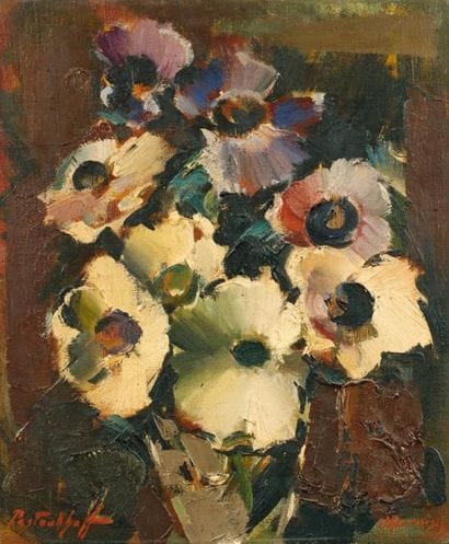 Boris PASTOUKHOFF (1894-1974)
Bouquet d'anémones...