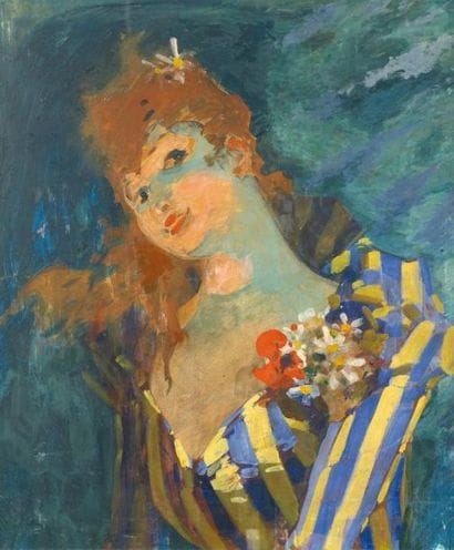 Jules CHERET (1836-1932)
Jeune femme à la...