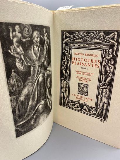 [CURIOSA]. BANDELLO (Matteo). Pleasant stories....