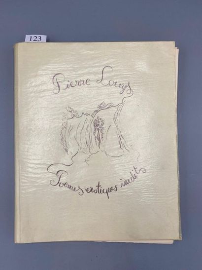 [CURIOSA]. LOUŸS (Stone). Unpublished erotic...