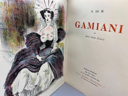 [CURIOSA - MUSSET (Alfred de)]. Gamiani or...