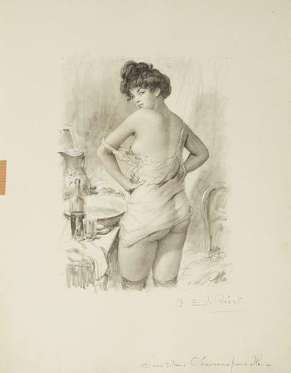 [CURIOSA]. VERLAINE (Paul). Songs for her...